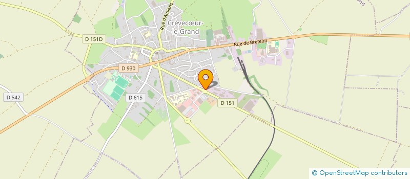 localisation de l'entreprise BAZAR KING  CREVECUR-LE-GRAND