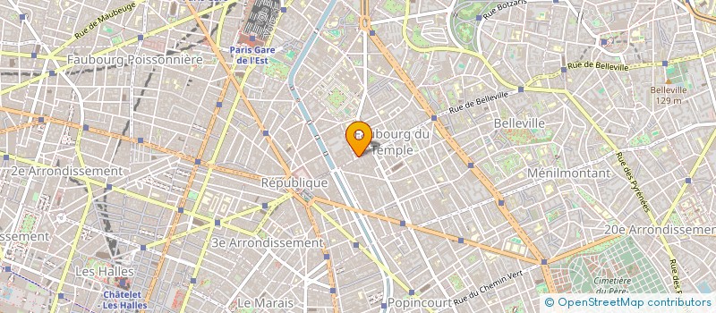 localisation de l'entreprise BAZAR LA CAVERNE D'ALI BABA à PARIS 10