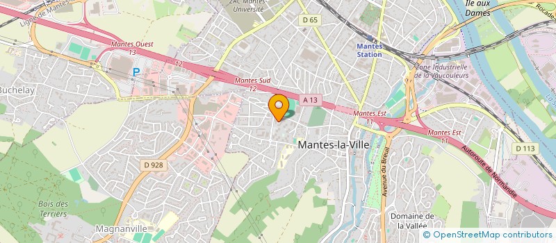 localisation de l'entreprise BAZAR LES MERISIERS  MANTES-LA-VILLE