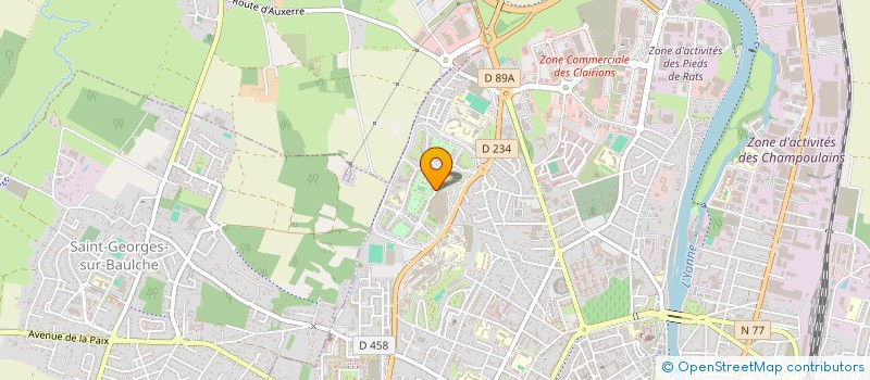 localisation de l'entreprise BAZAR MARKET  AUXERRE