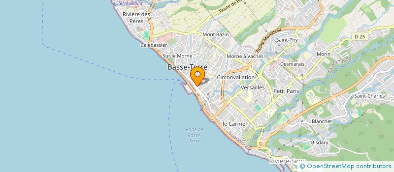 localisation de l'entreprise BAZAR PETITS PRIX à BASSE-TERRE
