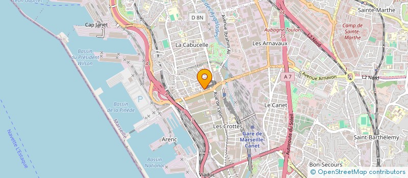 localisation de l'entreprise BAZAR PLUS à MARSEILLE