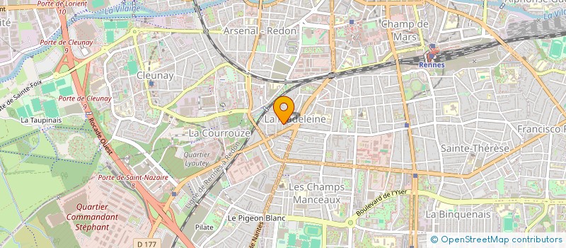 localisation de l'entreprise BAZAR ROSE  CAVAILLON