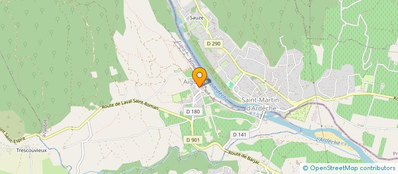 localisation de l'entreprise BAZAR SAINT ROCH  AIGUEZE