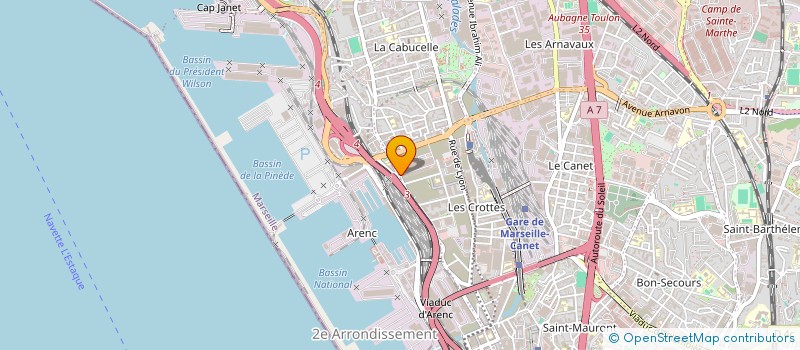localisation de l'entreprise BAZAR TAYEB à MARSEILLE