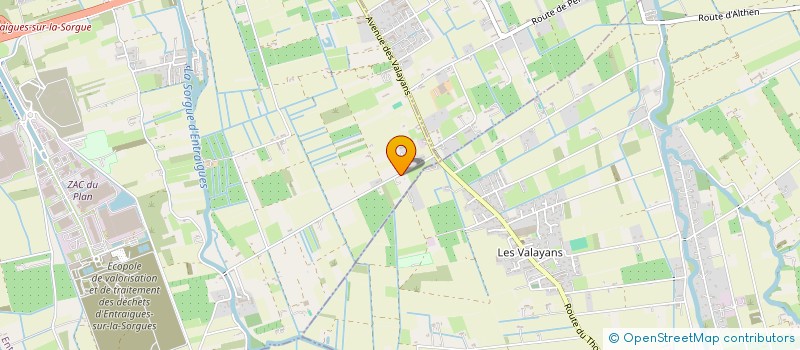 localisation de l'entreprise BAZAR TECH  ENTRAIGUES-SUR-LA-SORGUE