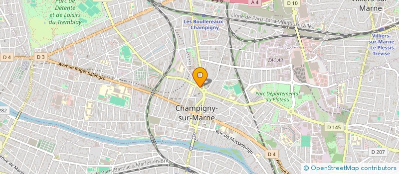 localisation de l'entreprise BAZAR TRADE  CHAMPIGNY-SUR-MARNE