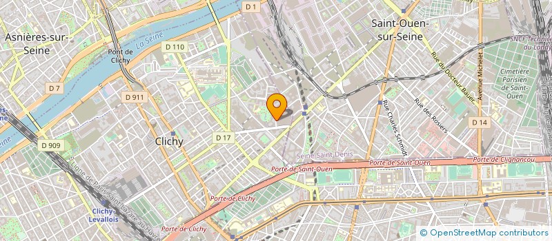 localisation de l'entreprise BAZARCHIC SA à CLICHY