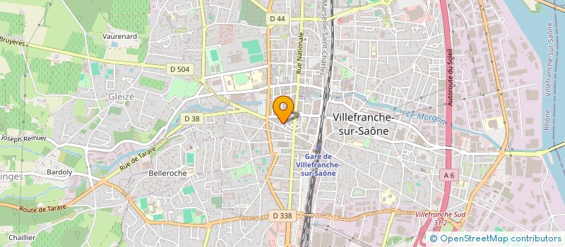 localisation de l'entreprise BAZARIUM  VILLEFRANCHE-SUR-SAONE