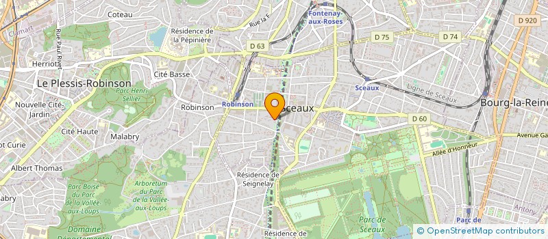localisation de l'entreprise BAZARPROD à SCEAUX