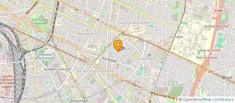 localisation de l'entreprise BAZAT  LYON