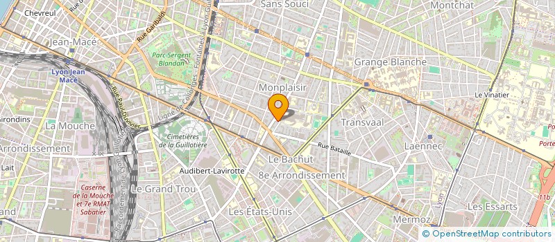 localisation de l'entreprise BAZAT  LYON