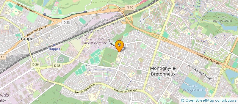 localisation de l'entreprise BAZCAP34  MONTIGNY-LE-BRETONNEUX