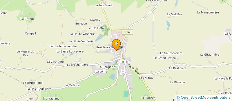 localisation de l'entreprise BAZEIL  VILLAINES-LA-JUHEL