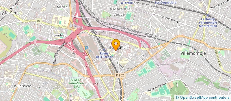 localisation de l'entreprise BAZELEC à ROSNY-SOUS-BOIS