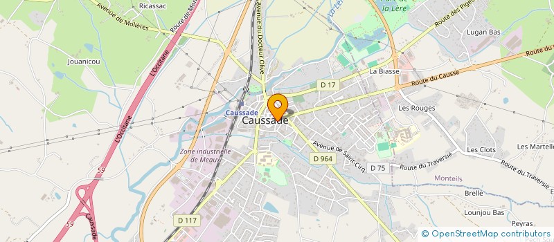 localisation de l'entreprise BAZIC-IMMO  CAUSSADE