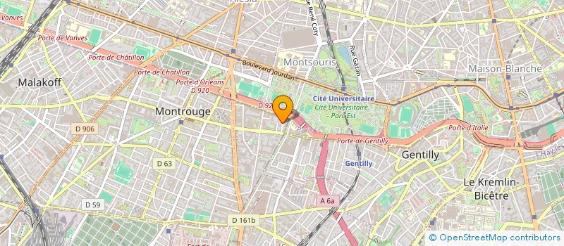localisation de l'entreprise BAZIK à MONTROUGE