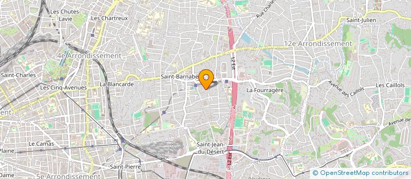 localisation de l'entreprise BAZILE à MARSEILLE