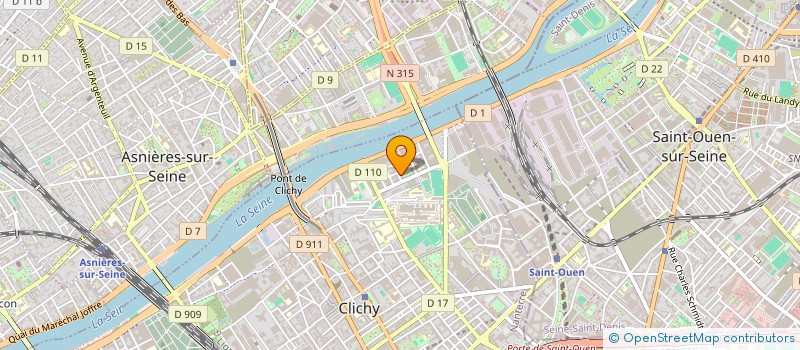 localisation de l'entreprise BAZILE & CHEREMOND à CLICHY