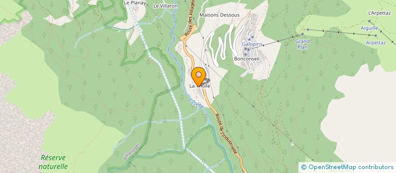 localisation de l'entreprise BAZILE MAERTENS  SAINTE-FOY-TARENTAISE