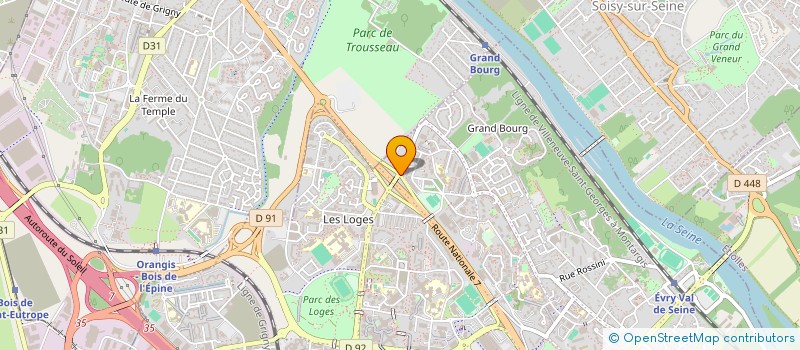 localisation de l'entreprise BAZILIC à EVRY-COURCOURONNES