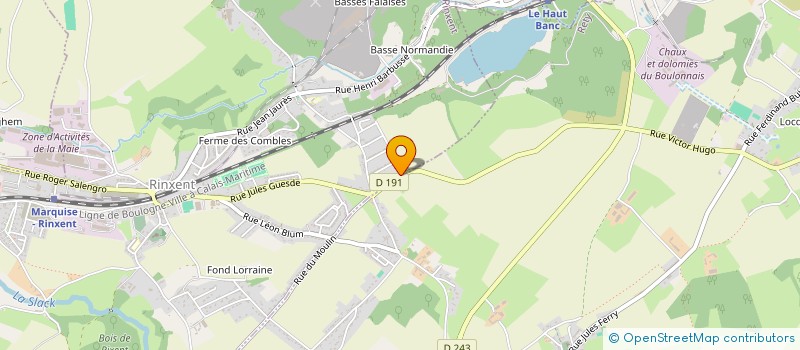 localisation de l'entreprise BAZILIC CAFE  RINXENT