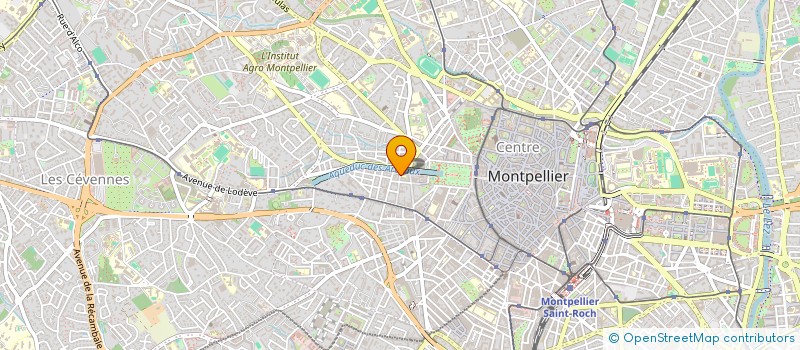 localisation de l'entreprise BAZILLE à MONTPELLIER