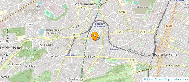 localisation de l'entreprise BAZILLE ET ASSOCIES à SCEAUX