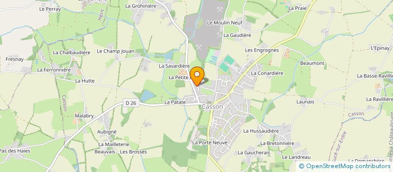 localisation de l'entreprise BAZIN 0  NANTES