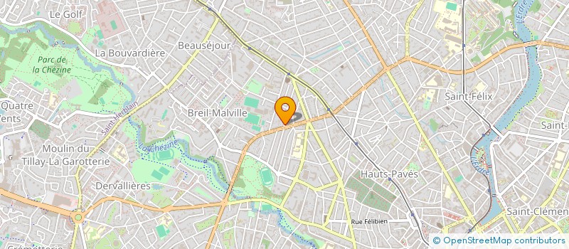 localisation de l'entreprise BAZIN 3 à NANTES