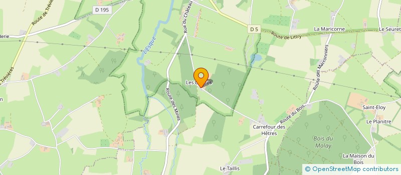 localisation de l'entreprise BAZIN  BERNESQ