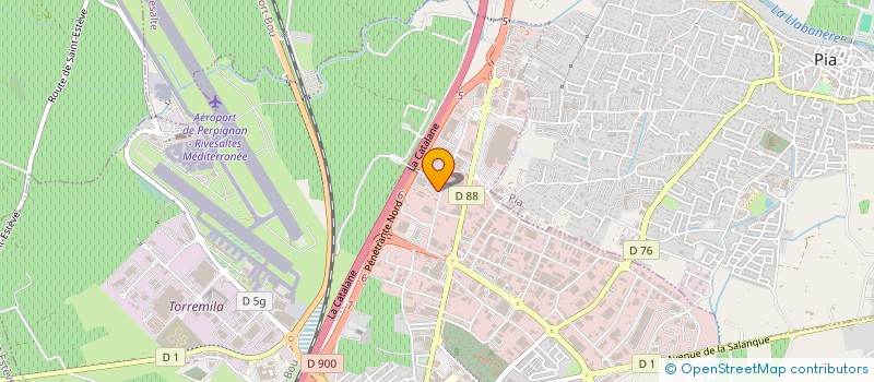 localisation de l'entreprise BAZIN  PERPIGNAN