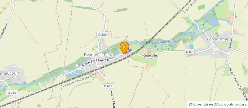 localisation de l'entreprise BAZIN BATIMENT à ESSIGNY-LE-PETIT
