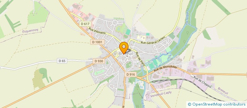 localisation de l'entreprise BAZIN CYRIL ET LEONA  BRETEUIL