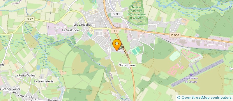 localisation de l'entreprise BAZIN INVESTMENT  LESSAY