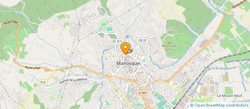 localisation de l'entreprise BAZIN LEKBIR à MANOSQUE