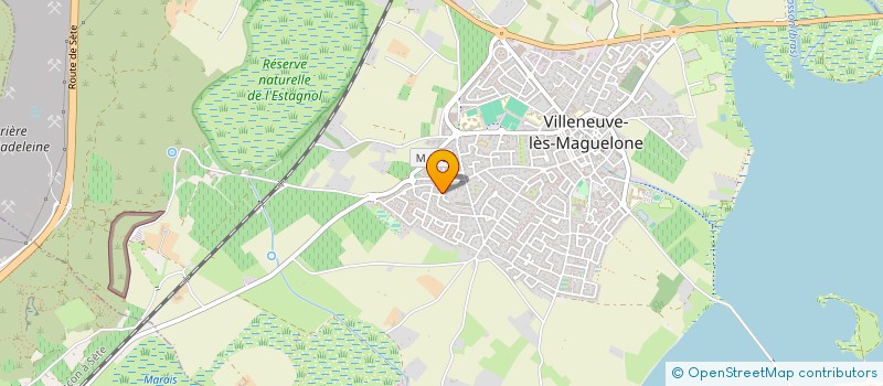 localisation de l'entreprise BAZINOUX  VILLENEUVE-LES-MAGUELONE