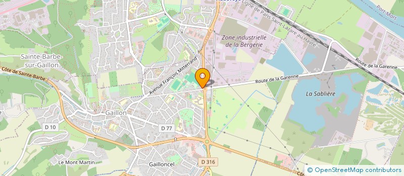 localisation de l'entreprise BAZIRE TOITURES à GAILLON