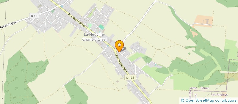 localisation de l'entreprise BAZIROQUY  LA NEUVILLE-CHANT-D'OISEL