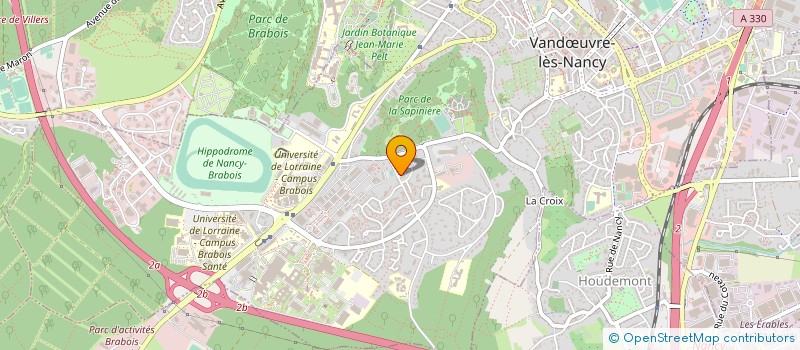 localisation de l'entreprise BAZLAC  VANDUVRE-LES-NANCY