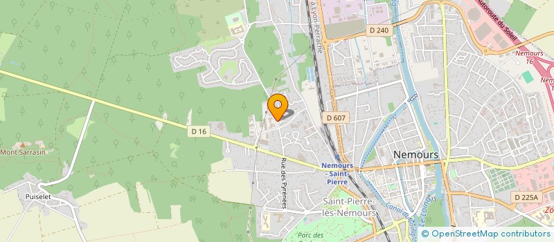 localisation de l'entreprise BAZLIN  SAINT-PIERRE-LES-NEMOURS