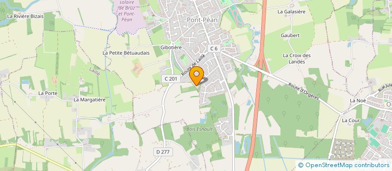 localisation de l'entreprise BAZO  PONT-PEAN