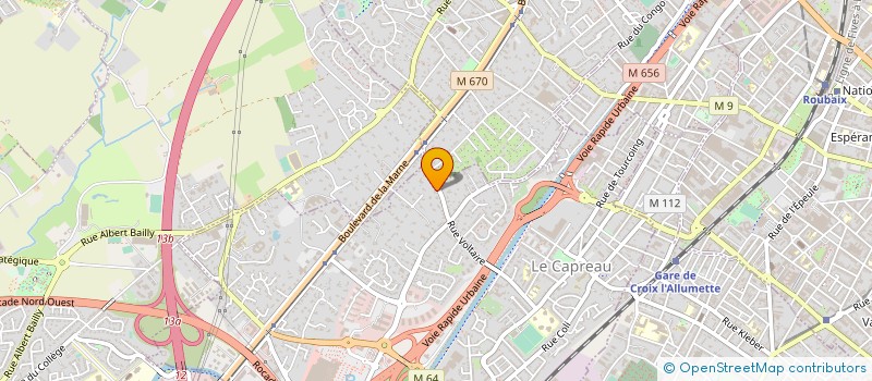 localisation de l'entreprise BAZOLINE  WASQUEHAL