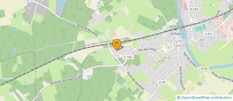 localisation de l'entreprise BAZOT IMMO  LA SUZE-SUR-SARTHE