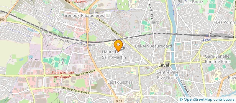 localisation de l'entreprise BAZOUGES à LAVAL