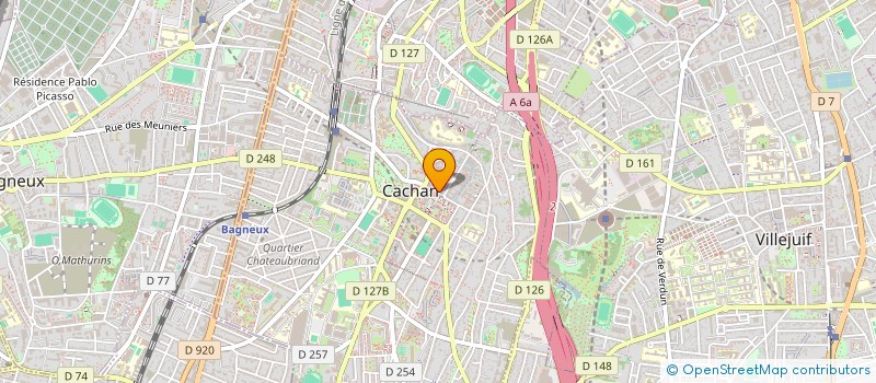 localisation de l'entreprise BAZRENOV  CACHAN