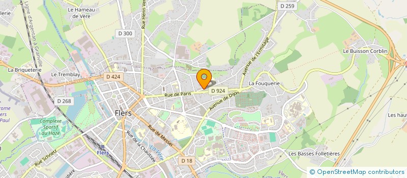 localisation de l'entreprise BAZSPORTS à FLERS