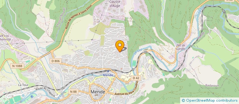 localisation de l'entreprise BAZTRADAR à MENDE