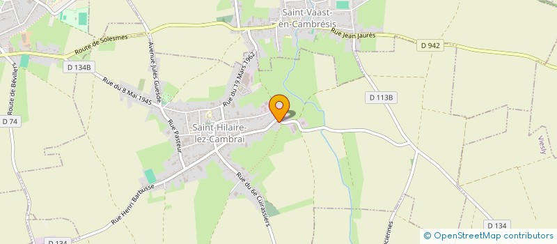 localisation de l'entreprise BAZUP  SAINT-HILAIRE-LEZ-CAMBRAI