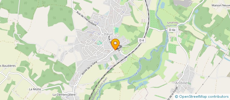 localisation de l'entreprise BAZZ'ARTS  ITEUIL